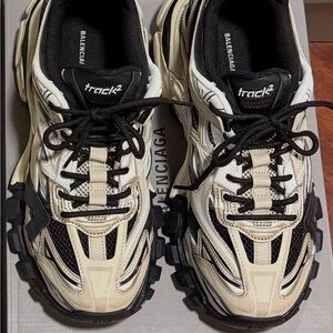 Balenciaga Track 2 Sneakers Cream Black size 41